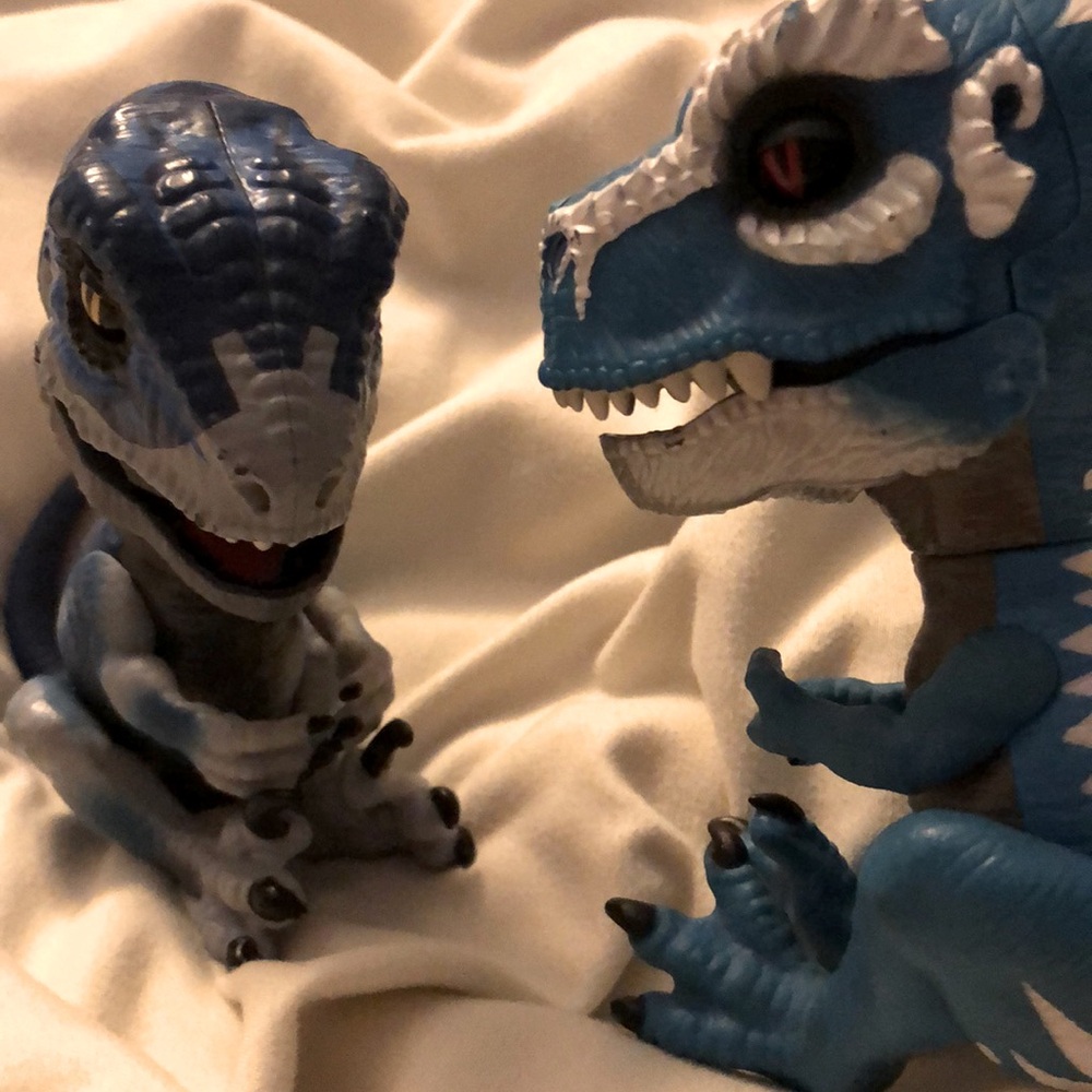 2 Gently used Dino Fingerlings